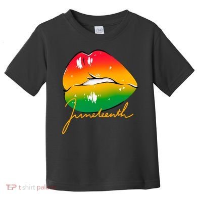Juneteenth Lips Celebration Toddler T-Shirt