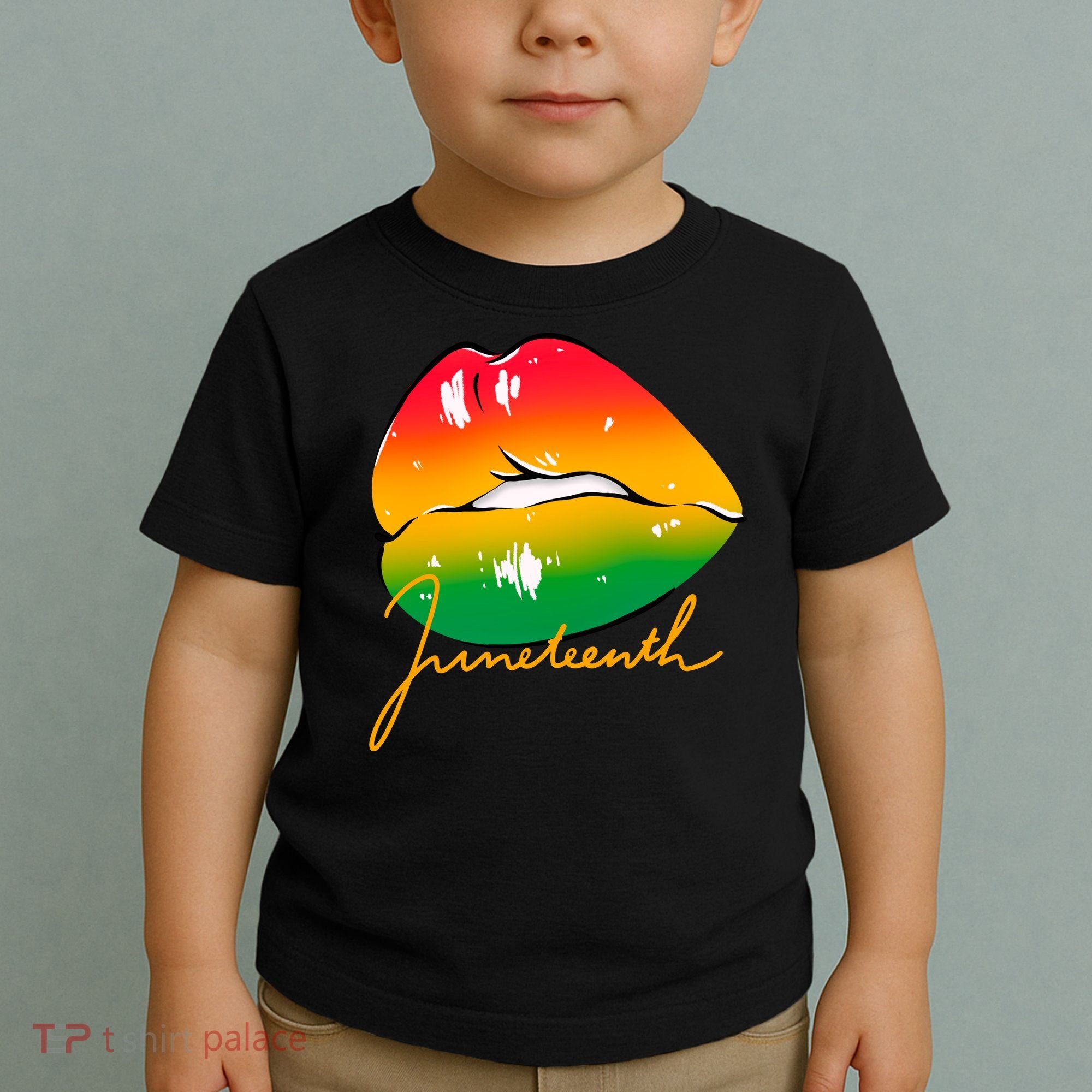 Juneteenth Lips Celebration Toddler T-Shirt