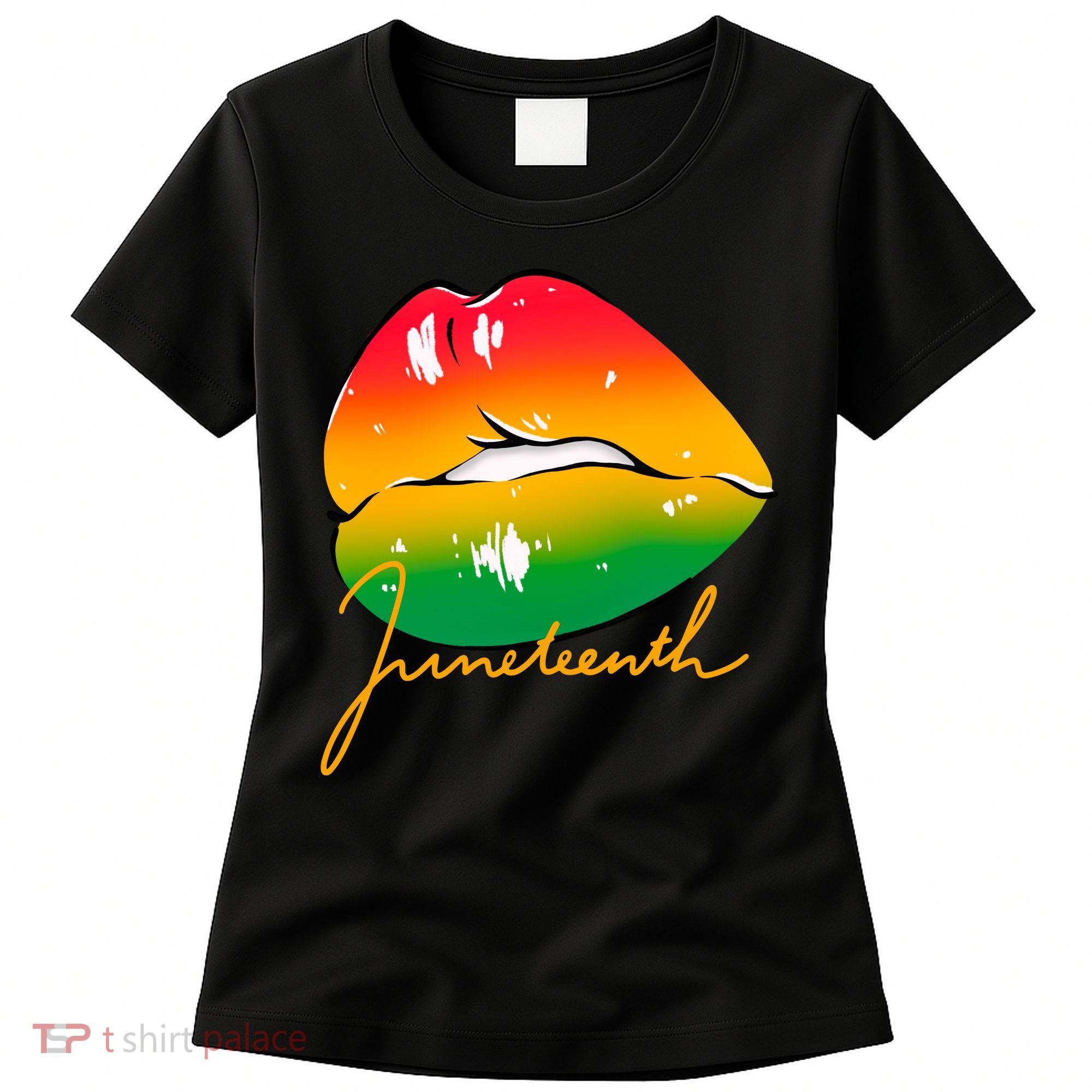 Juneteenth Lips Celebration Women's T-Shirt