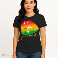 Juneteenth Lips Celebration Women's T-Shirt thumb 4