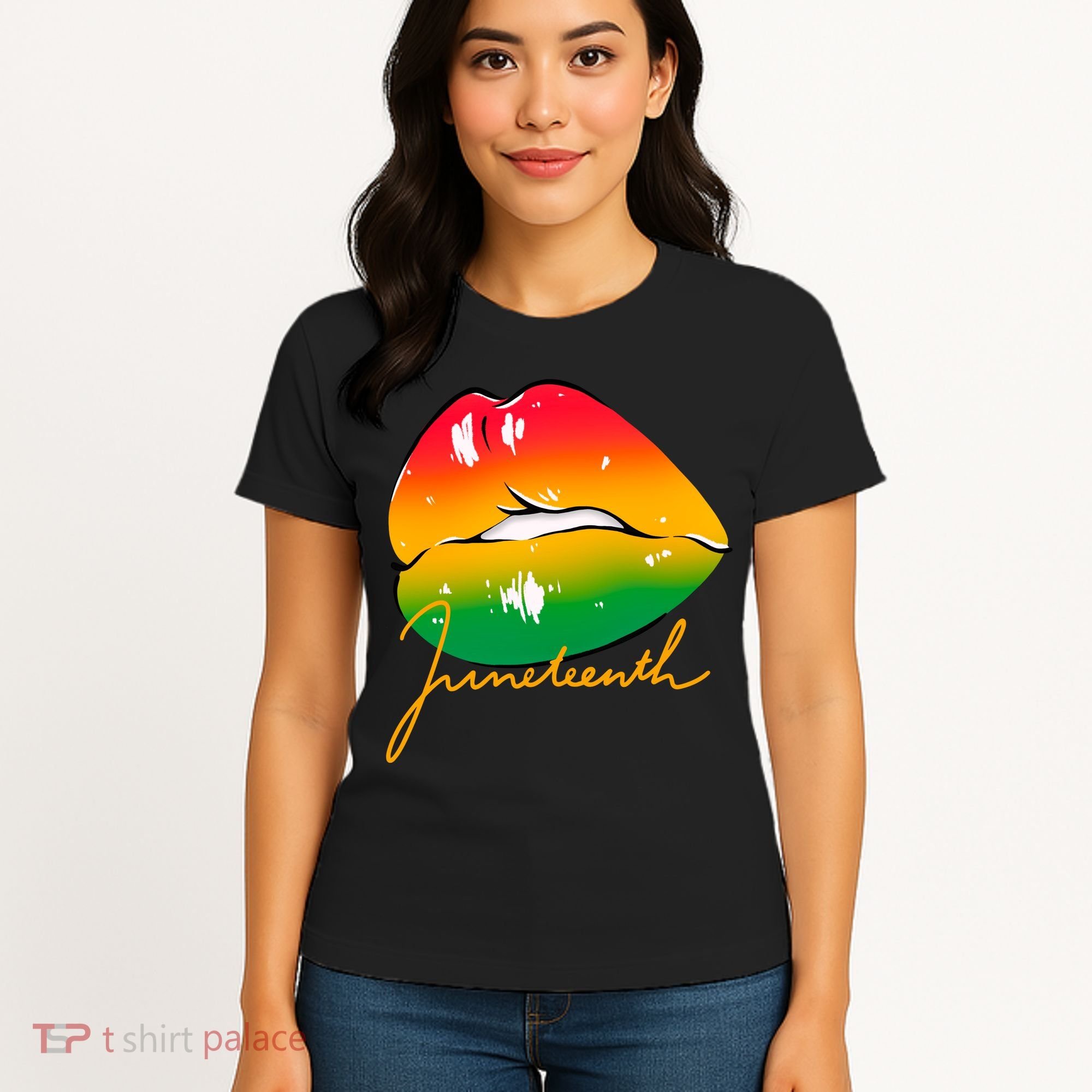 Juneteenth Lips Celebration Women's T-Shirt