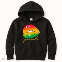 Juneteenth Lips Celebration Kids Hoodie thumb 0