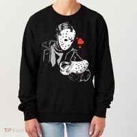 JASON LOVES CROCS FUNNY HALLOWEEN LOVES Women's Sweatshirt thumb 0
