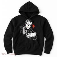 JASON LOVES CROCS FUNNY HALLOWEEN LOVES Hoodie thumb 0
