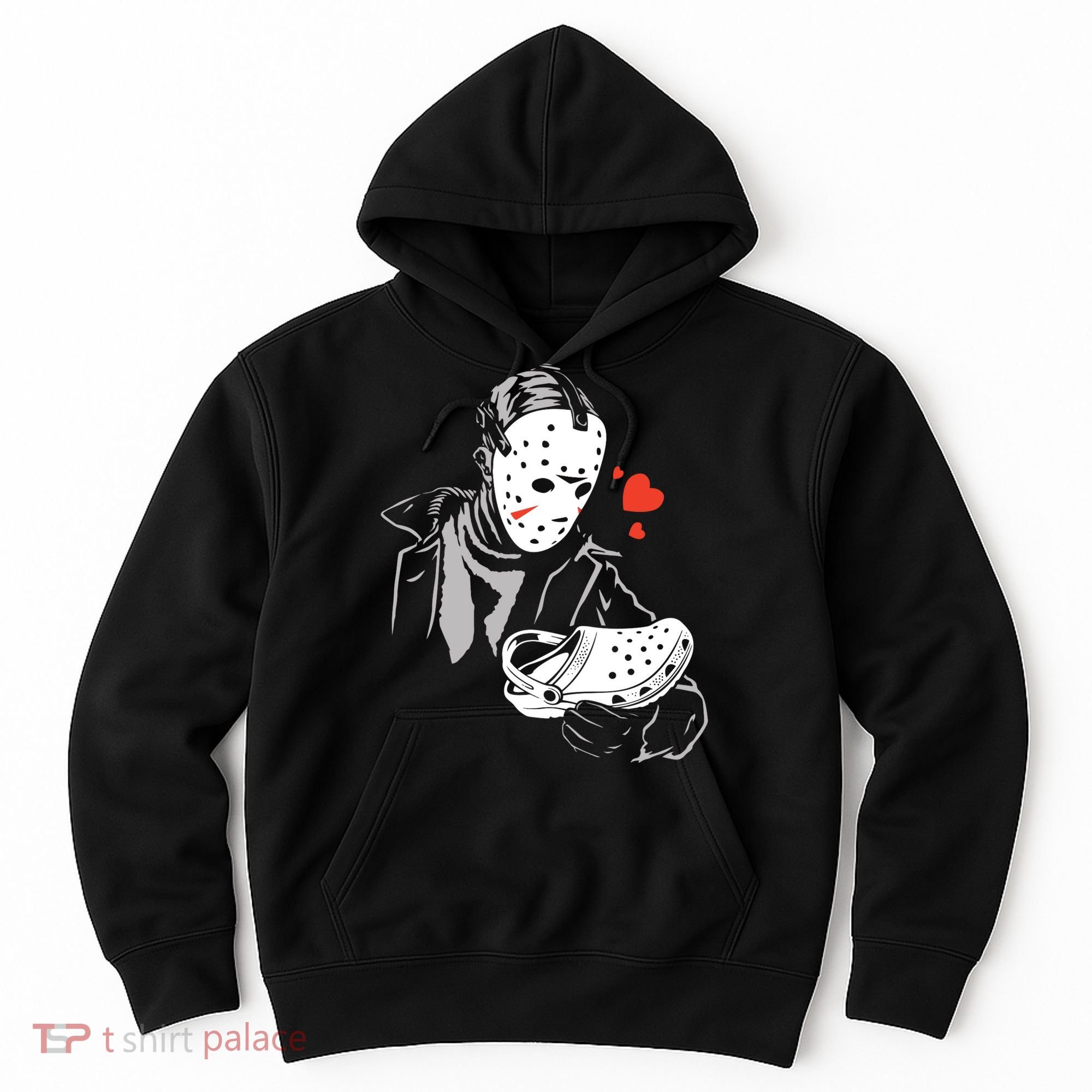 JASON LOVES CROCS FUNNY HALLOWEEN LOVES Hoodie