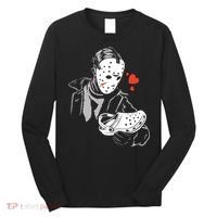 JASON LOVES CROCS FUNNY HALLOWEEN LOVES Long Sleeve Shirt thumb 0