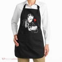 JASON LOVES CROCS FUNNY HALLOWEEN LOVES Apron thumb 2