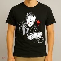 JASON LOVES CROCS FUNNY HALLOWEEN LOVES T-Shirt thumb 3
