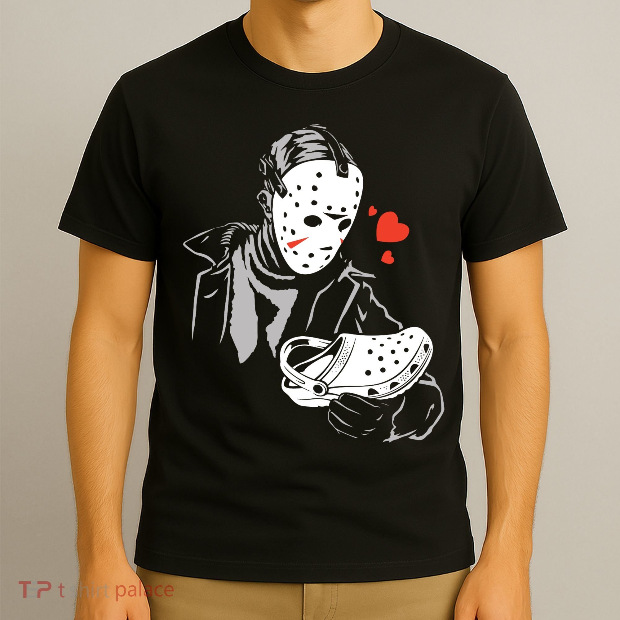 JASON LOVES CROCS FUNNY HALLOWEEN LOVES T-Shirt