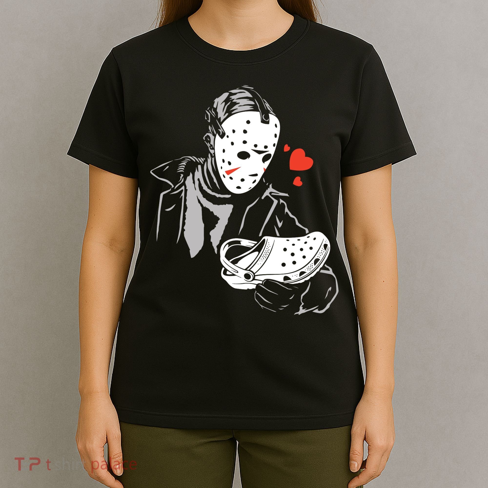 JASON LOVES CROCS FUNNY HALLOWEEN LOVES T-Shirt