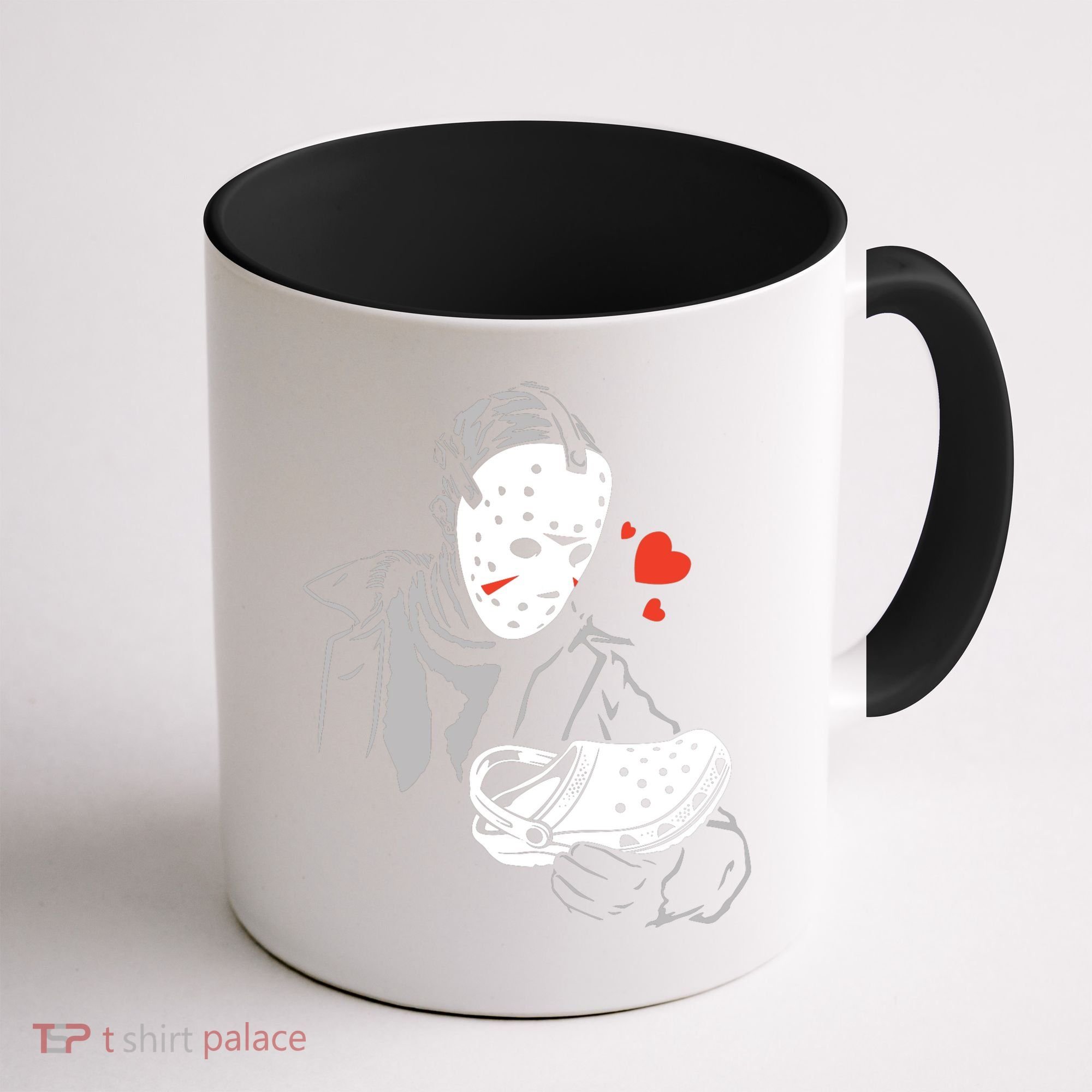 JASON LOVES CROCS FUNNY HALLOWEEN LOVES Coffee Mug