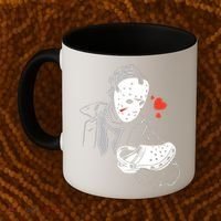JASON LOVES CROCS FUNNY HALLOWEEN LOVES Coffee Mug thumb 2