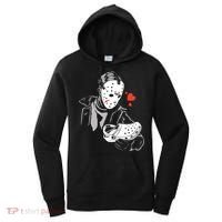 JASON LOVES CROCS FUNNY HALLOWEEN LOVES Women's Hoodie thumb 0
