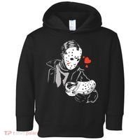 JASON LOVES CROCS FUNNY HALLOWEEN LOVES Toddler Hoodie thumb 0