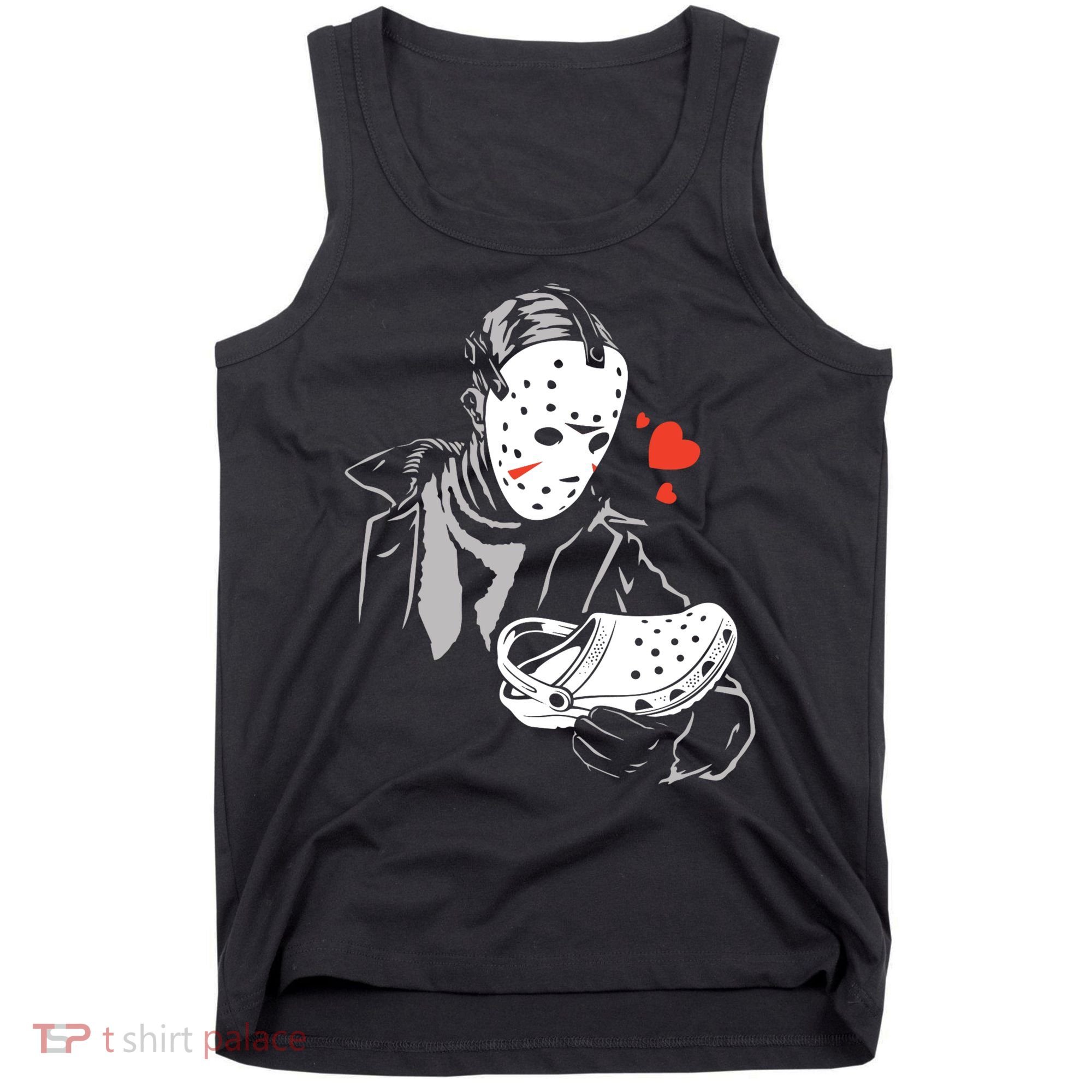 JASON LOVES CROCS FUNNY HALLOWEEN LOVES Tank Top