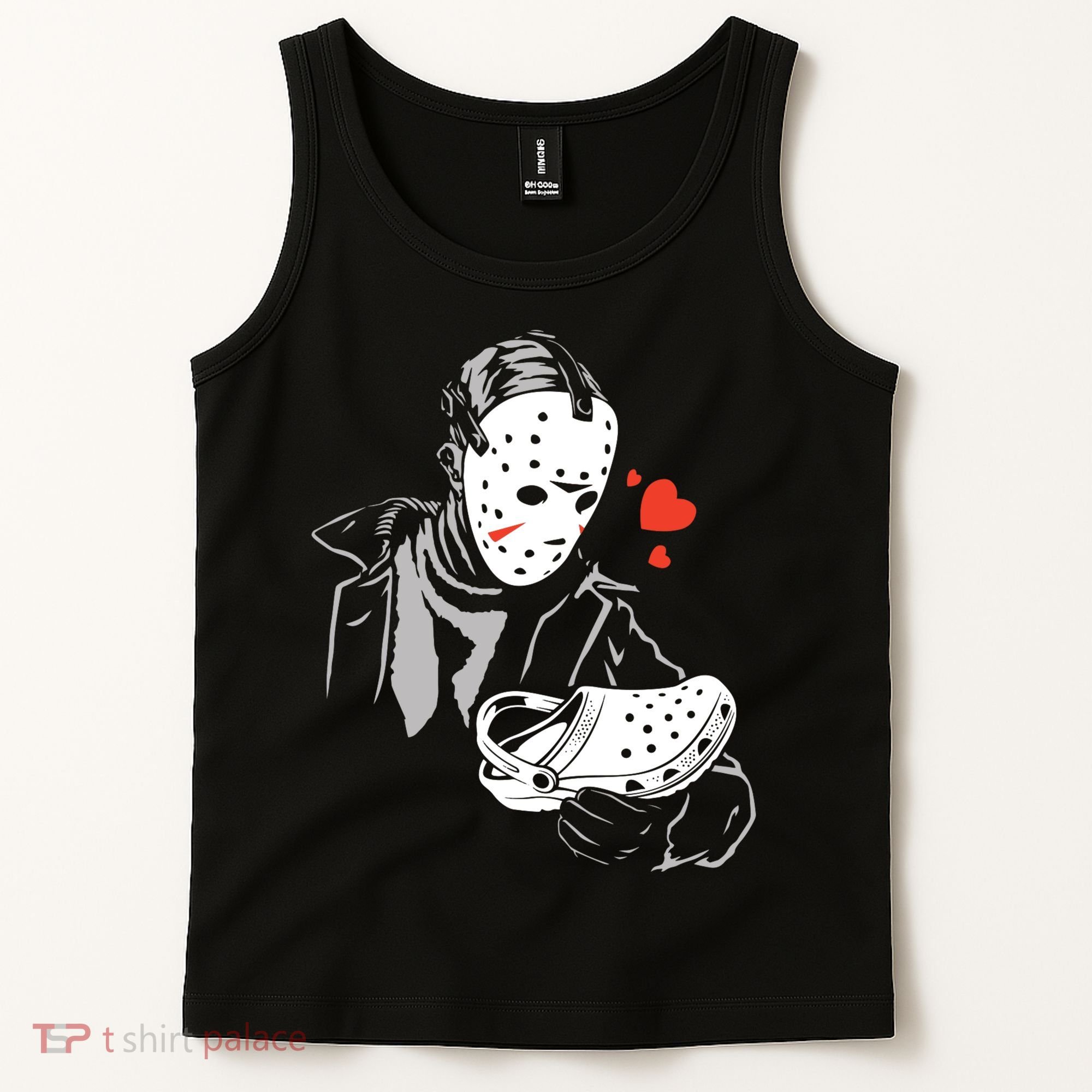 JASON LOVES CROCS FUNNY HALLOWEEN LOVES Tank Top