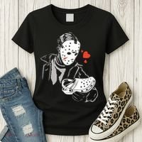 JASON LOVES CROCS FUNNY HALLOWEEN LOVES Women's T-Shirt thumb 3