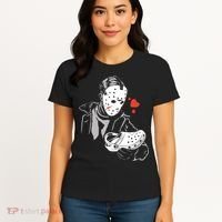 JASON LOVES CROCS FUNNY HALLOWEEN LOVES Women's T-Shirt thumb 4