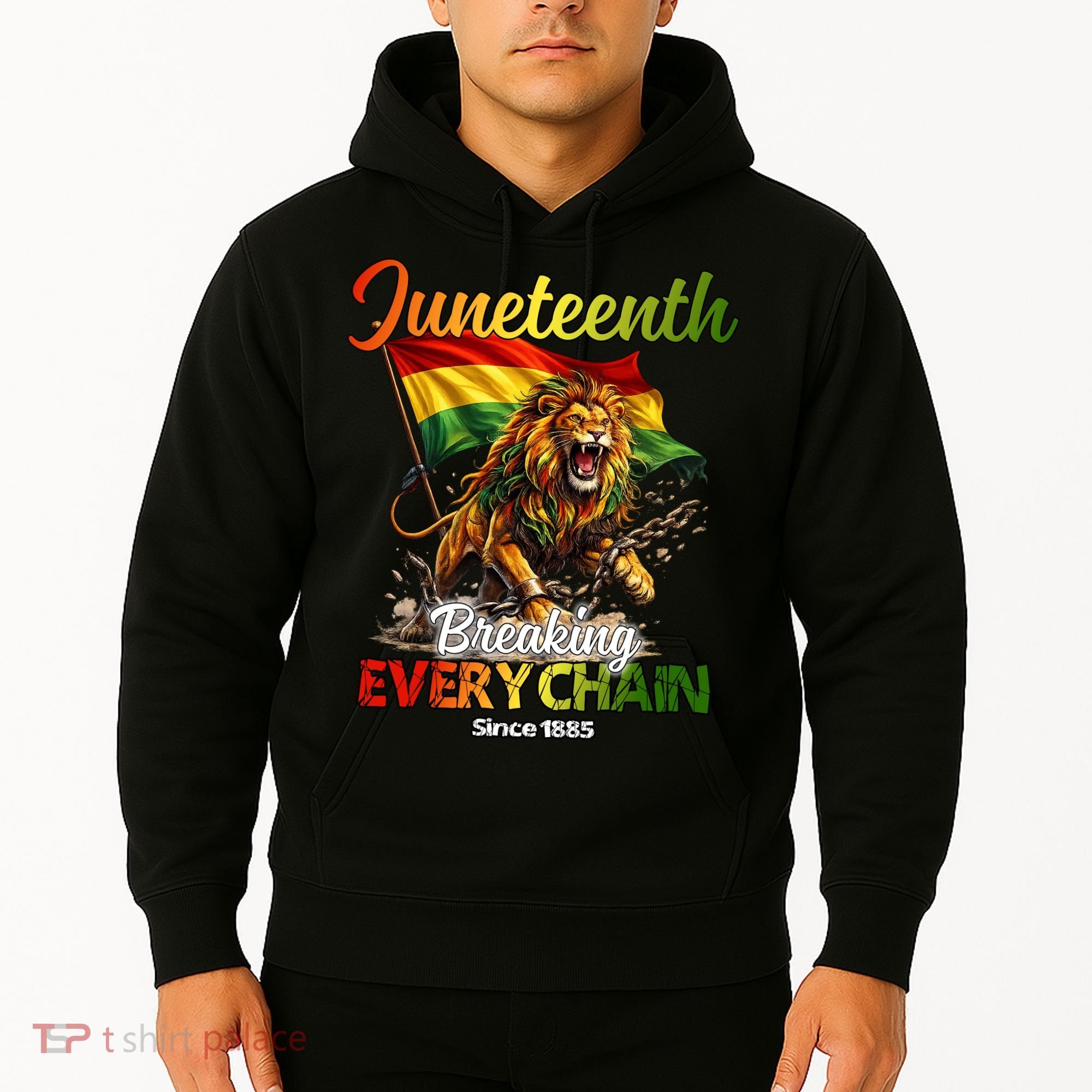 Juneteenth Lion Freedom Hoodie
