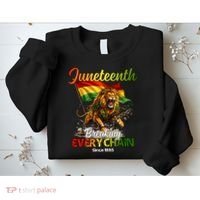 Juneteenth Lion Freedom Sweatshirt thumb 2