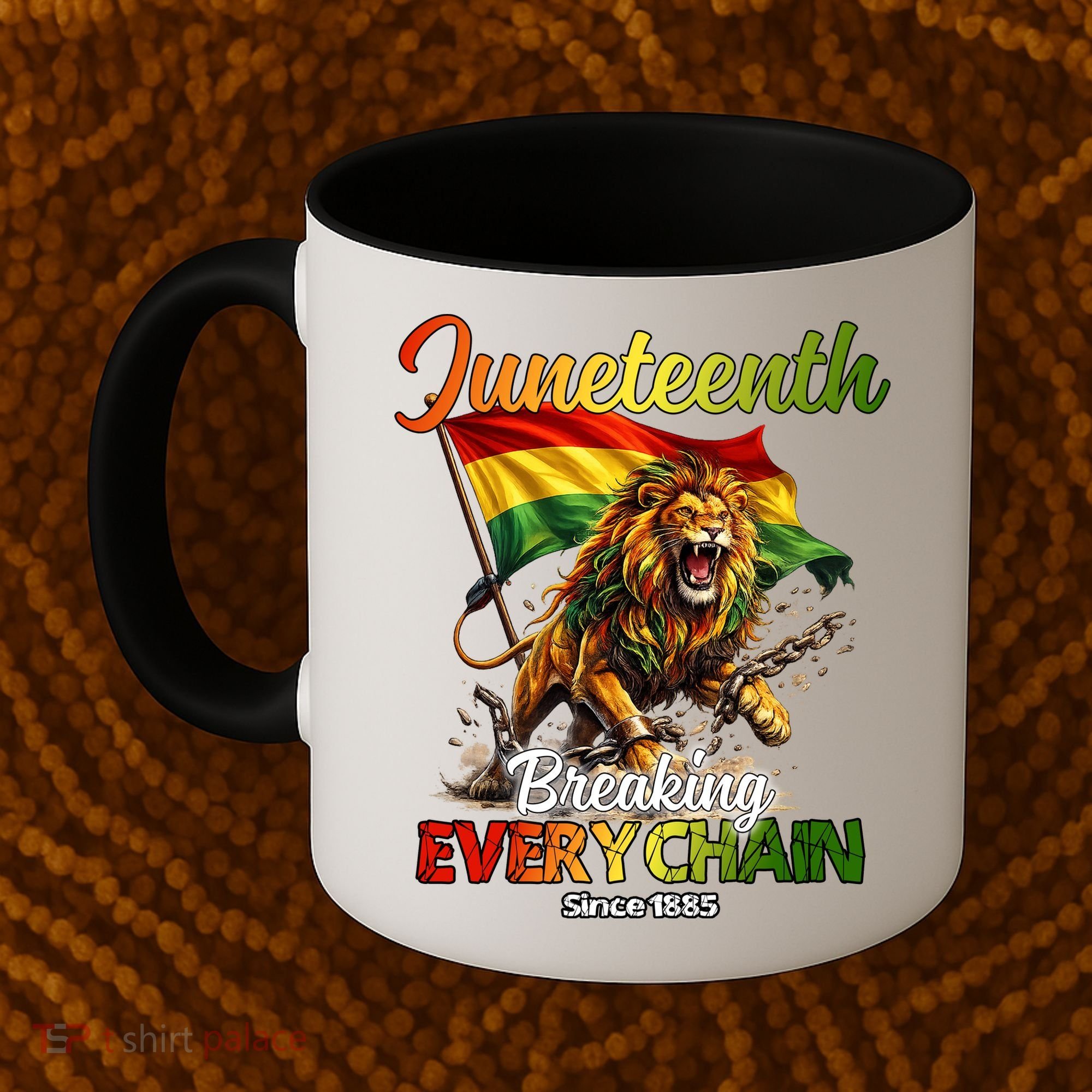 Juneteenth Lion Freedom Coffee Mug