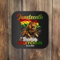 Juneteenth Lion Freedom Coaster thumb 0