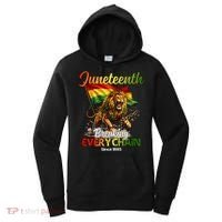 Juneteenth Lion Freedom Women's Hoodie thumb 0