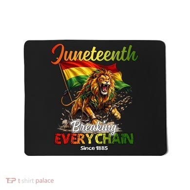 Juneteenth Lion Freedom Mousepad