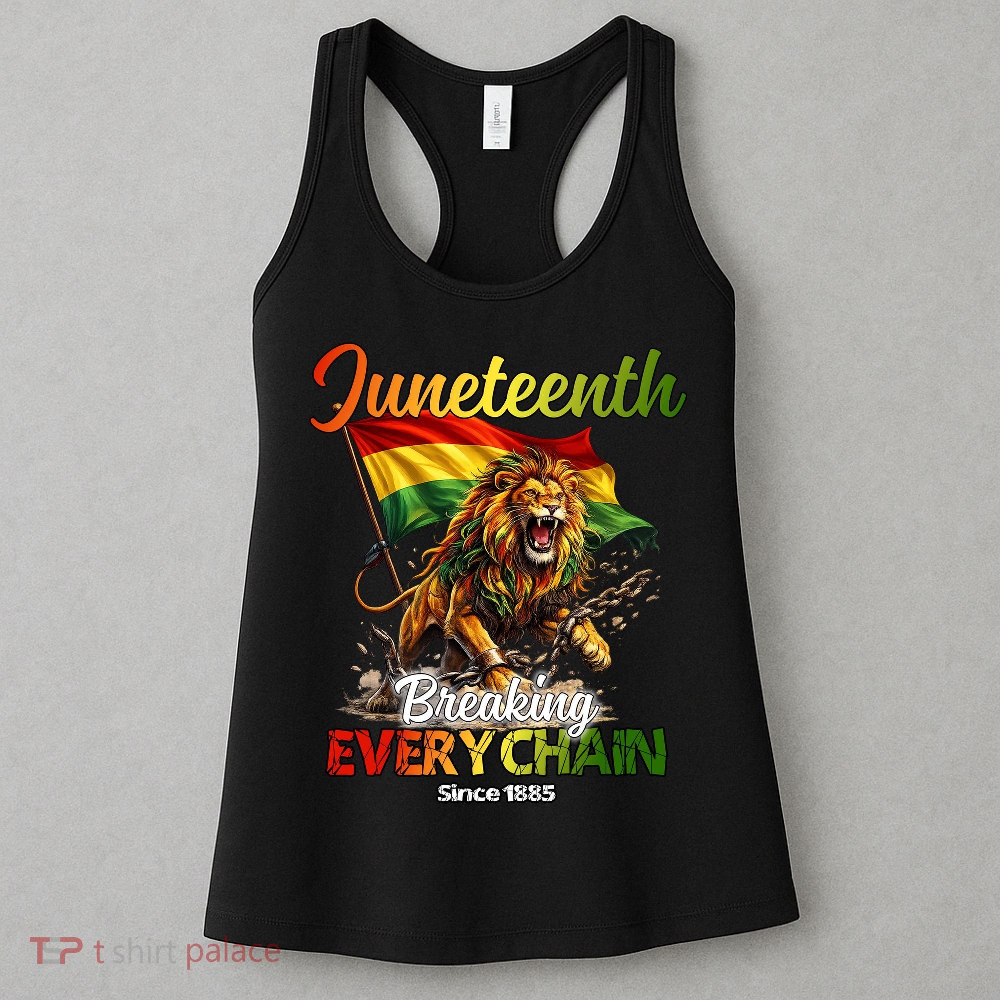 Juneteenth Lion Freedom Women's Tank Top