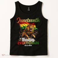 Juneteenth Lion Freedom Tank Top thumb 2