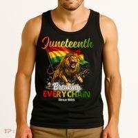 Juneteenth Lion Freedom Tank Top thumb 3