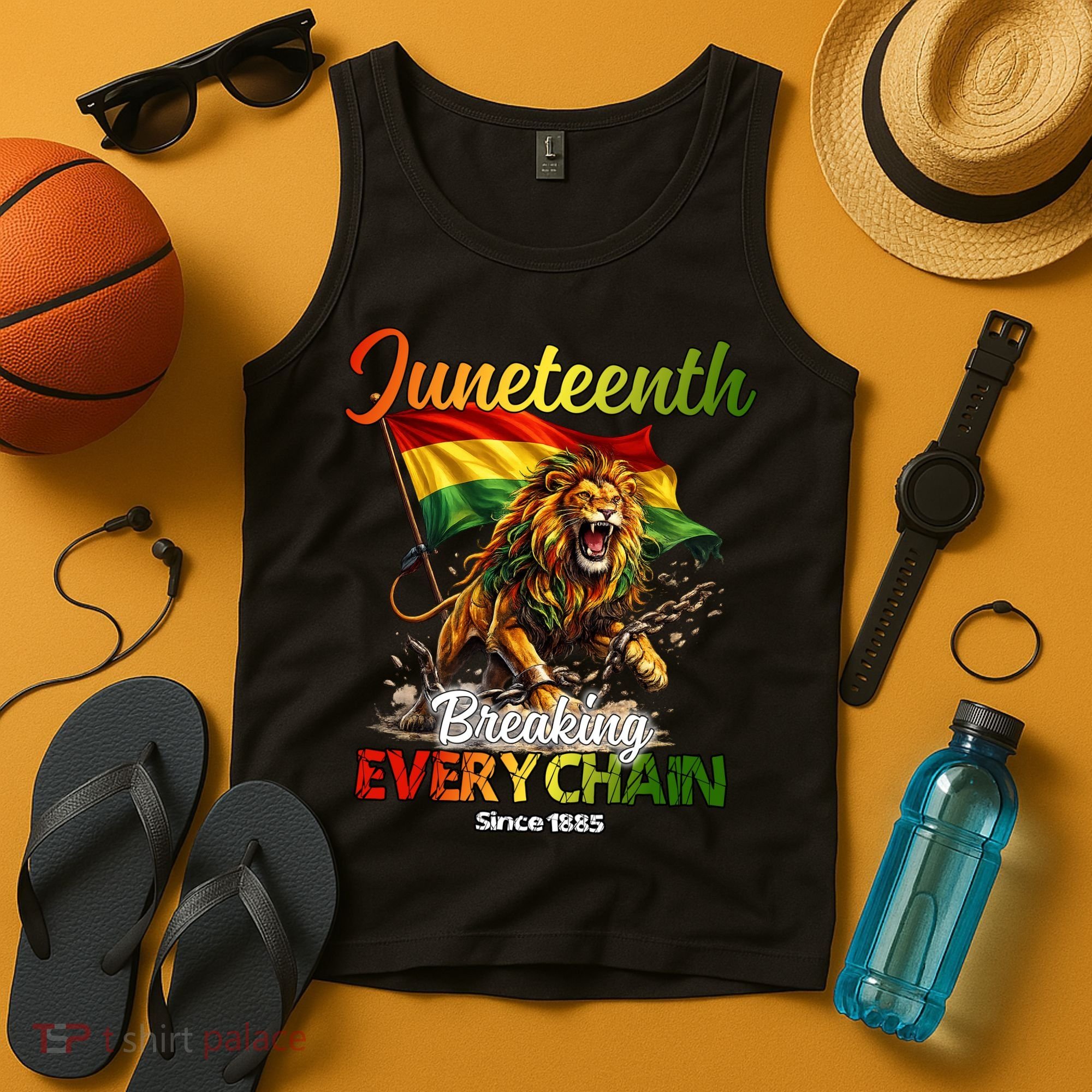 Juneteenth Lion Freedom Tank Top