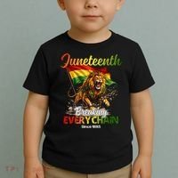 Juneteenth Lion Freedom Toddler T-Shirt thumb 2