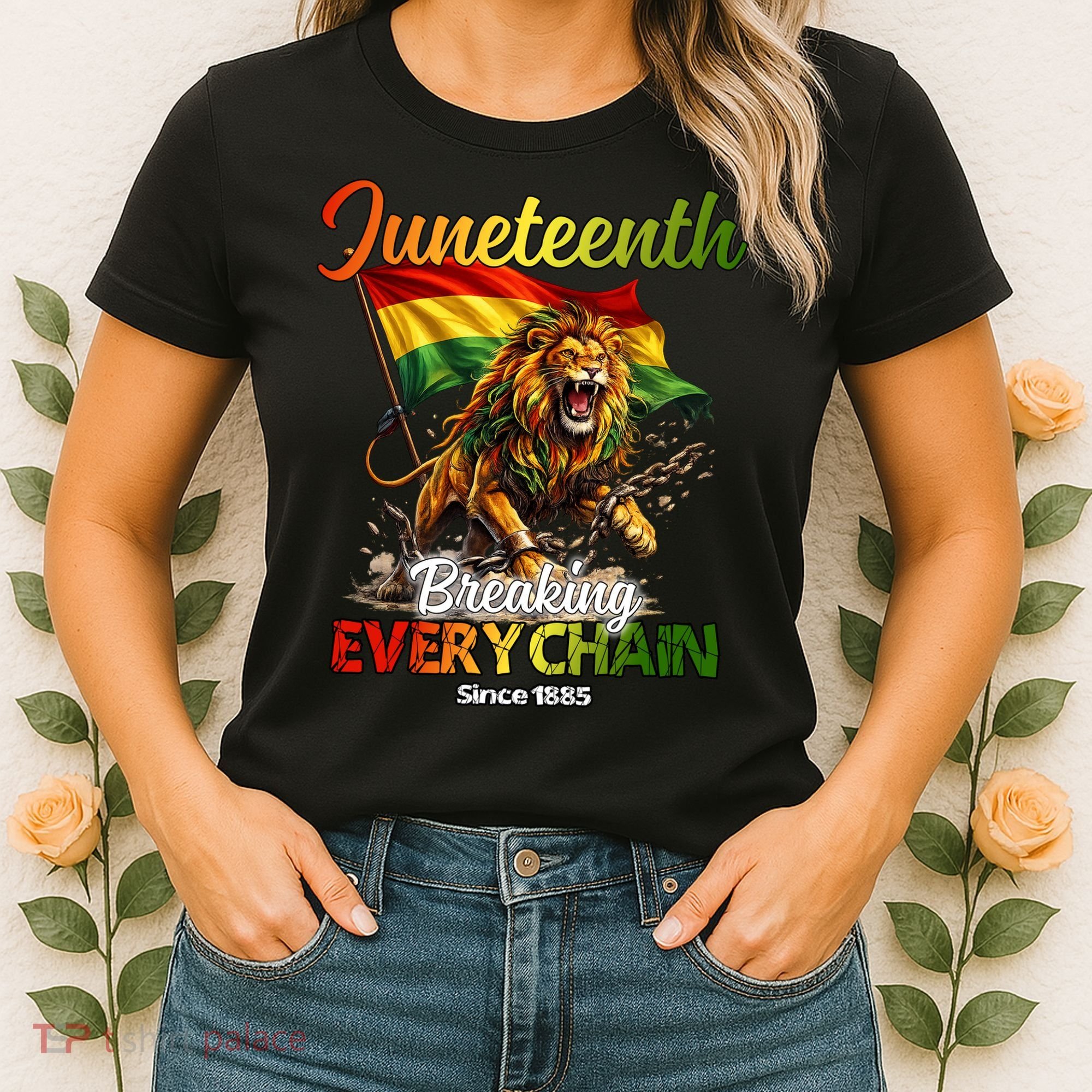 Juneteenth Lion Freedom Women's T-Shirt