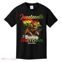 Juneteenth Lion Freedom Kids T-Shirt thumb 0