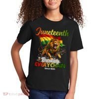 Juneteenth Lion Freedom Kids T-Shirt thumb 2