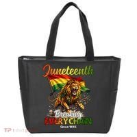 Juneteenth Lion Freedom Tote Bag thumb 0