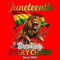 Juneteenth Lion Freedom Santa Hat thumb 1