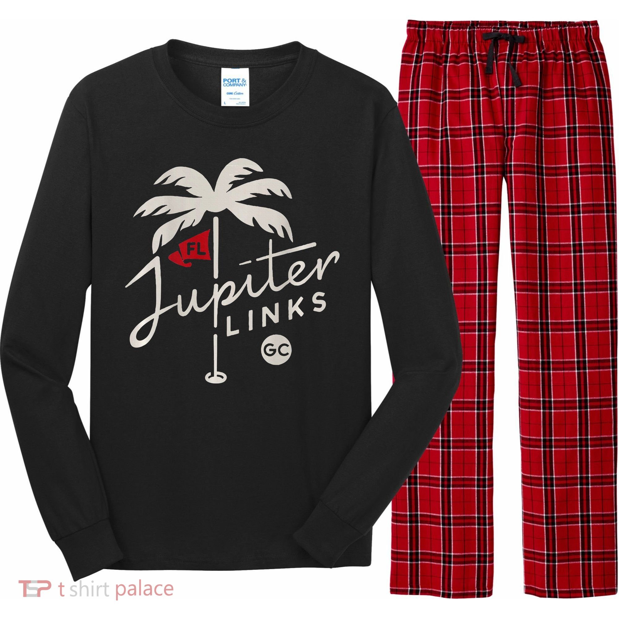 Jupiter Links Golf Club Long Sleeve Pajama Set