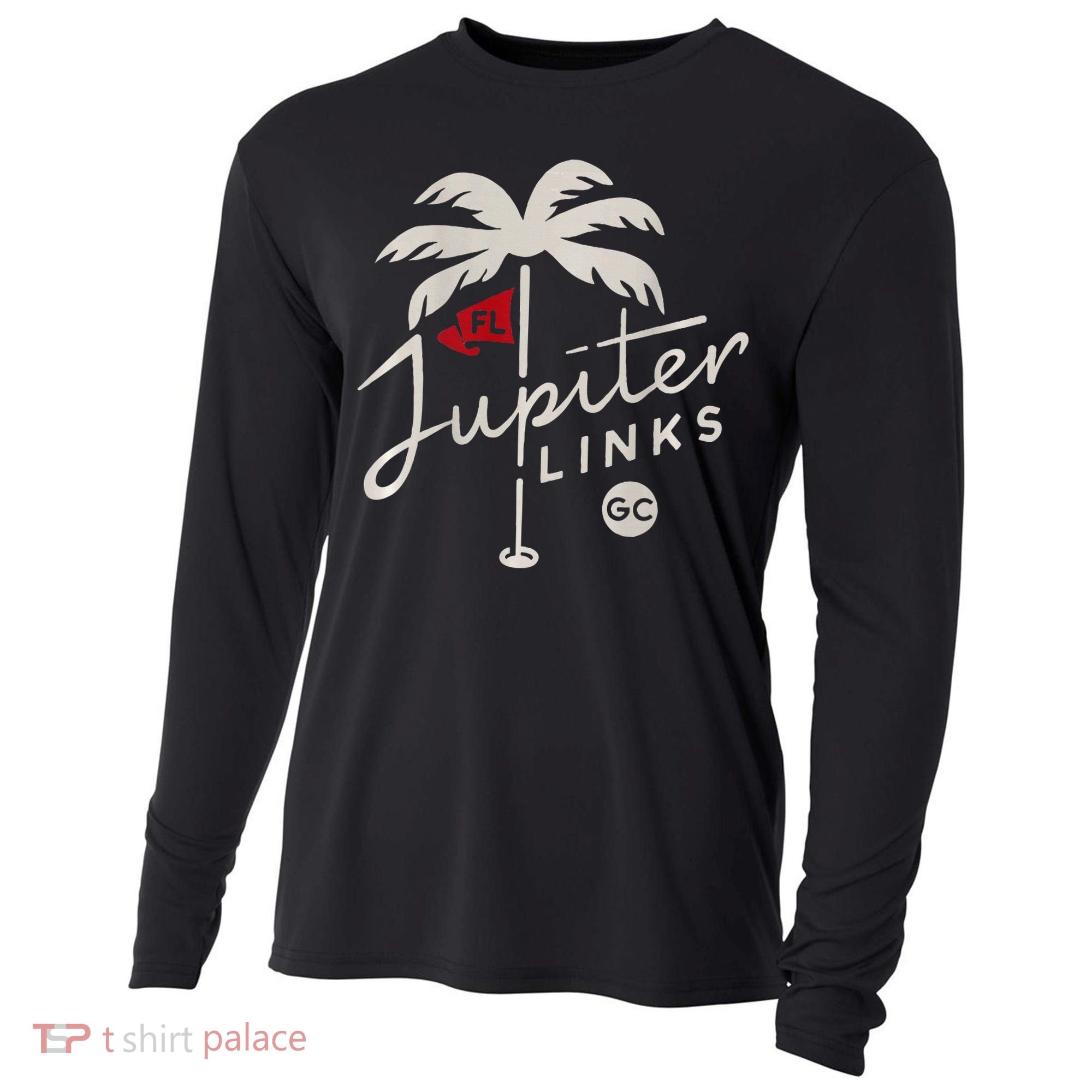 Jupiter Links Golf Club Cooling Performance Long Sleeve Crew