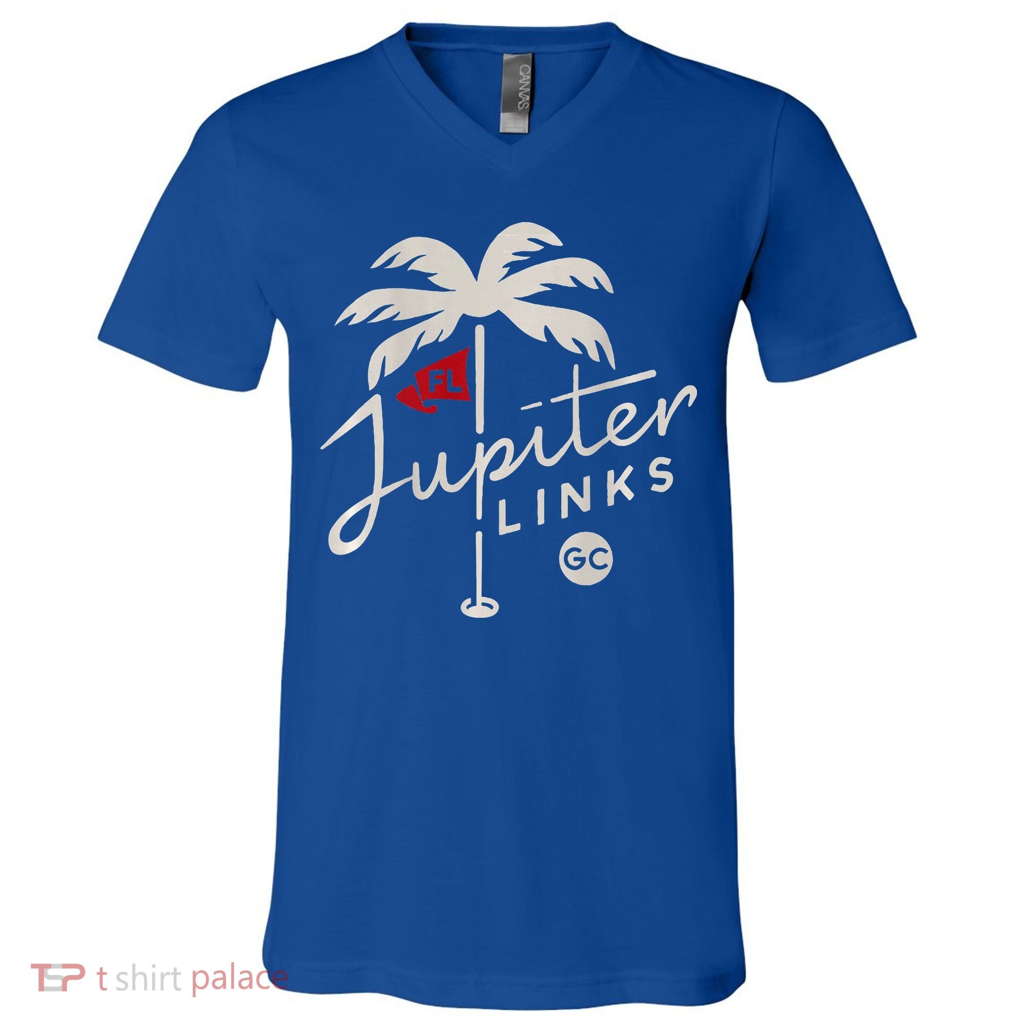 Jupiter Links Golf Club V-Neck T-Shirt