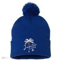 Jupiter Links Golf Club Pom Pom 12in Knit Beanie thumb 0