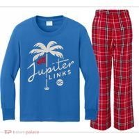 Jupiter Links Golf Club Kids Long Sleeve Plaid Pajama Set thumb 0