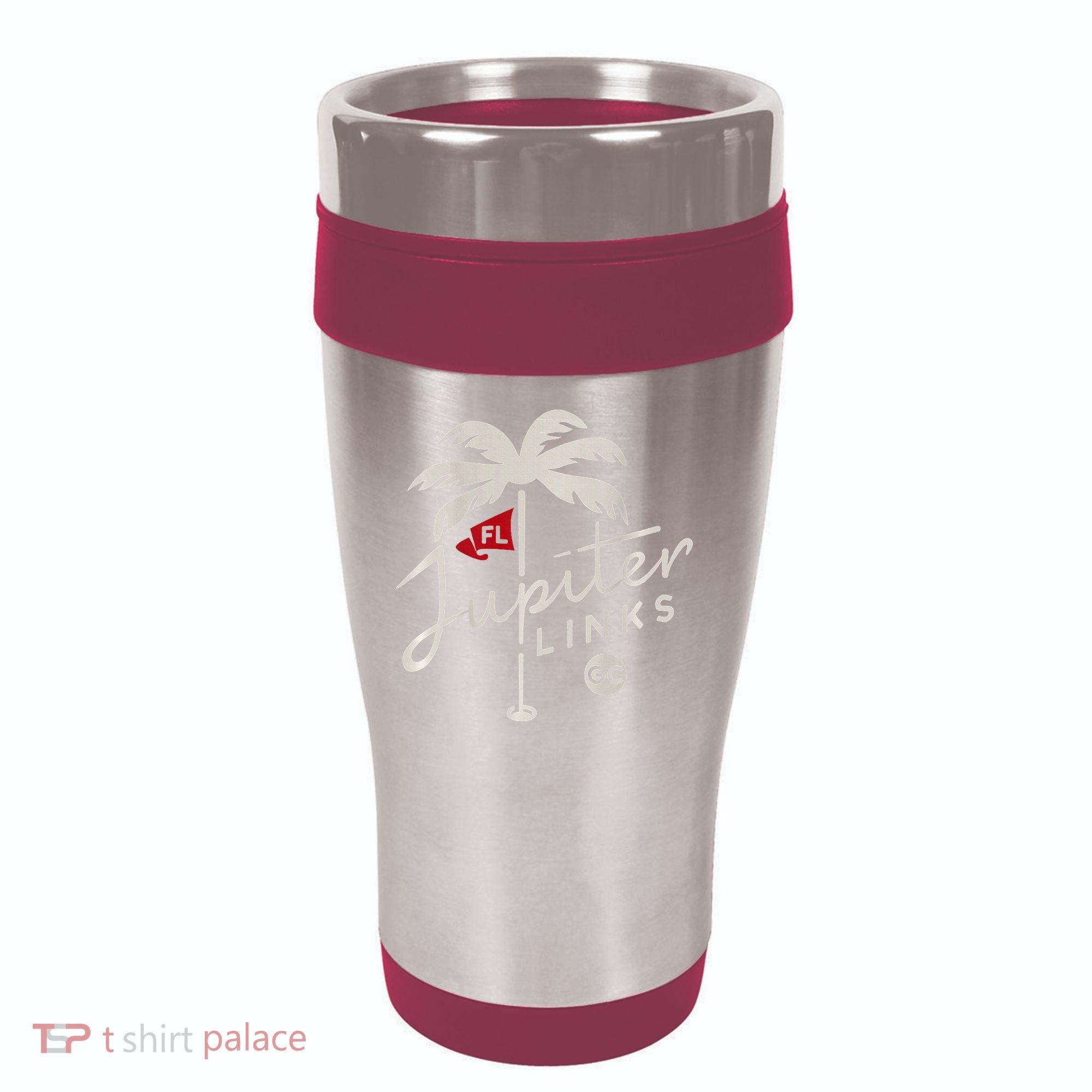 Jupiter Links Golf Club 16oz Travel Tumbler