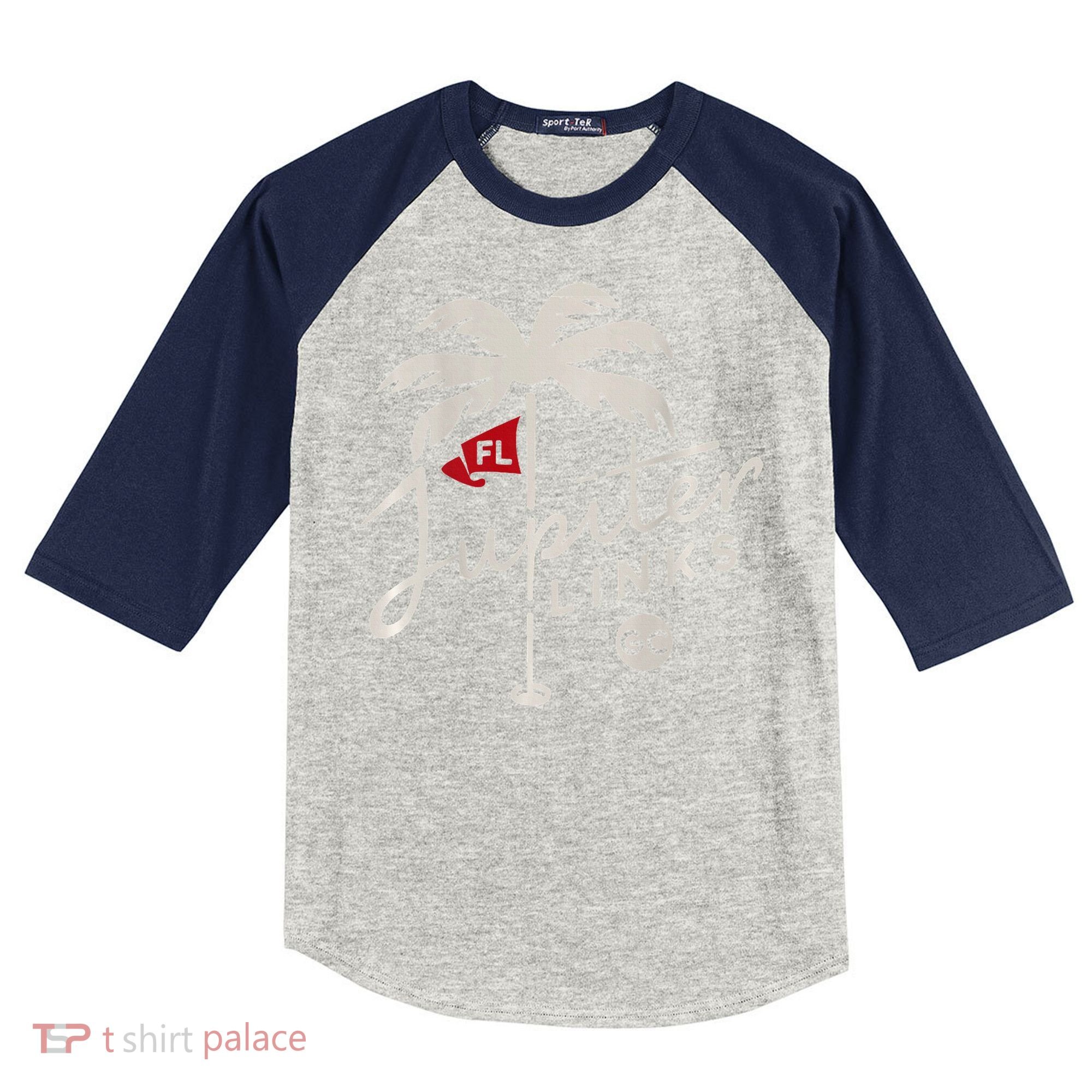 Jupiter Links Golf Club Kids Colorblock Raglan Jersey