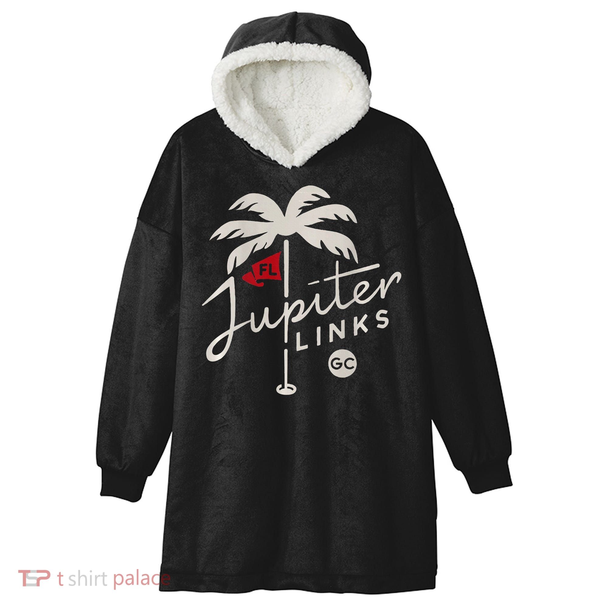 Jupiter Links Golf Club Tgl Frontback Hooded Wearable Blanket