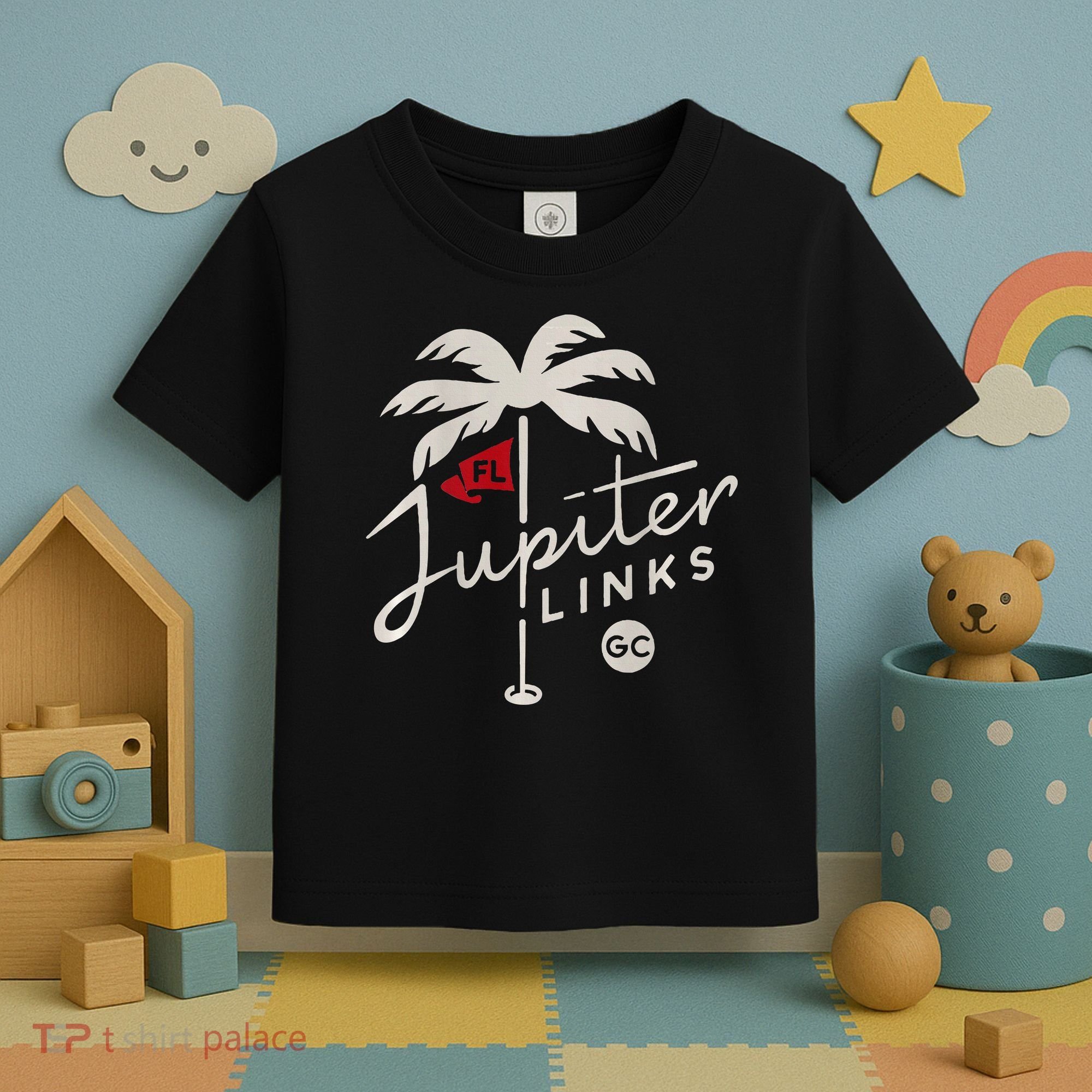 Jupiter Links Golf Club Tgl Frontback Toddler T-Shirt