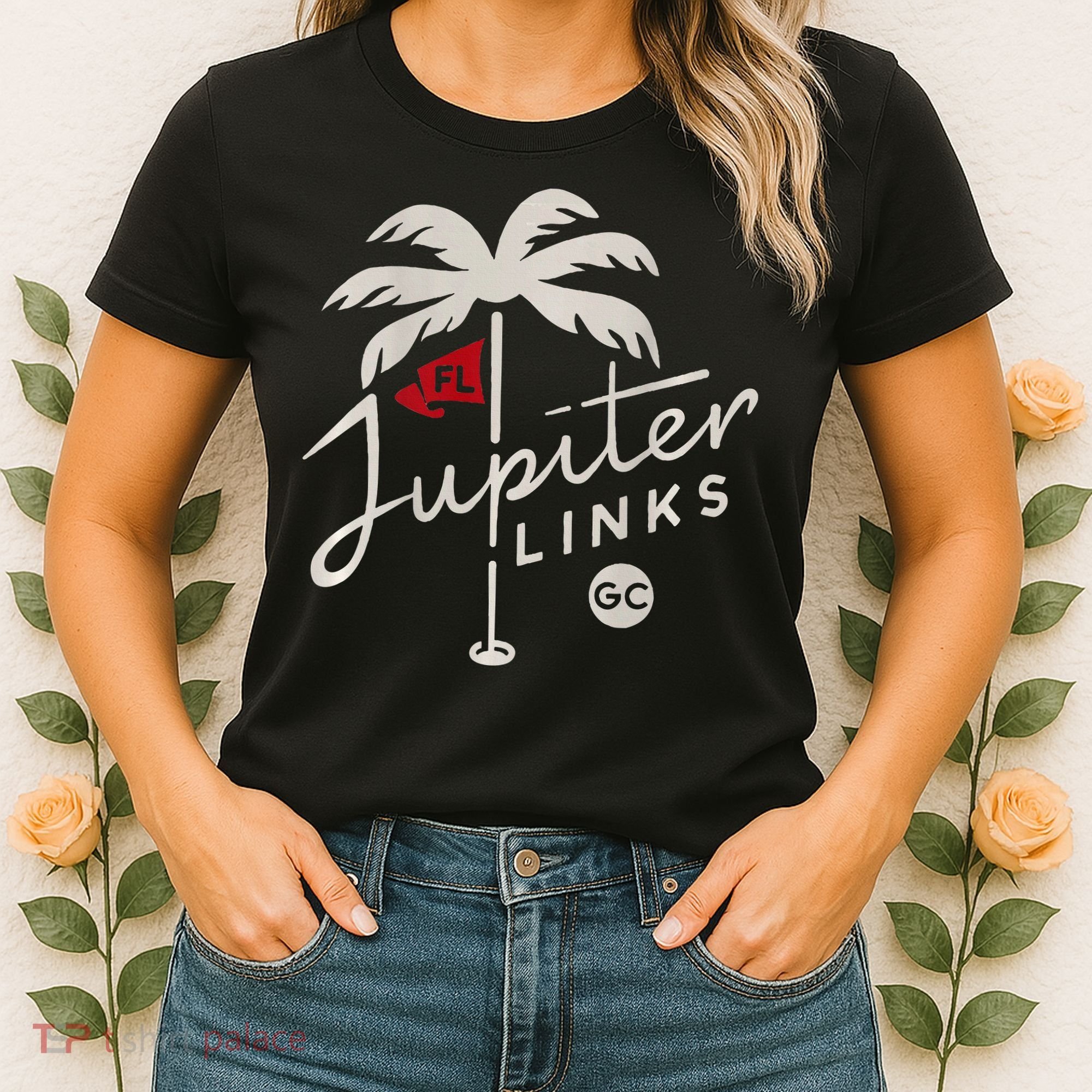 Jupiter Links Golf Club Tgl Frontback Women's T-Shirt
