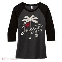 Jupiter Links Golf Club Tgl Frontback Women's Tri-Blend 3/4-Sleeve Raglan Shirt thumb 0