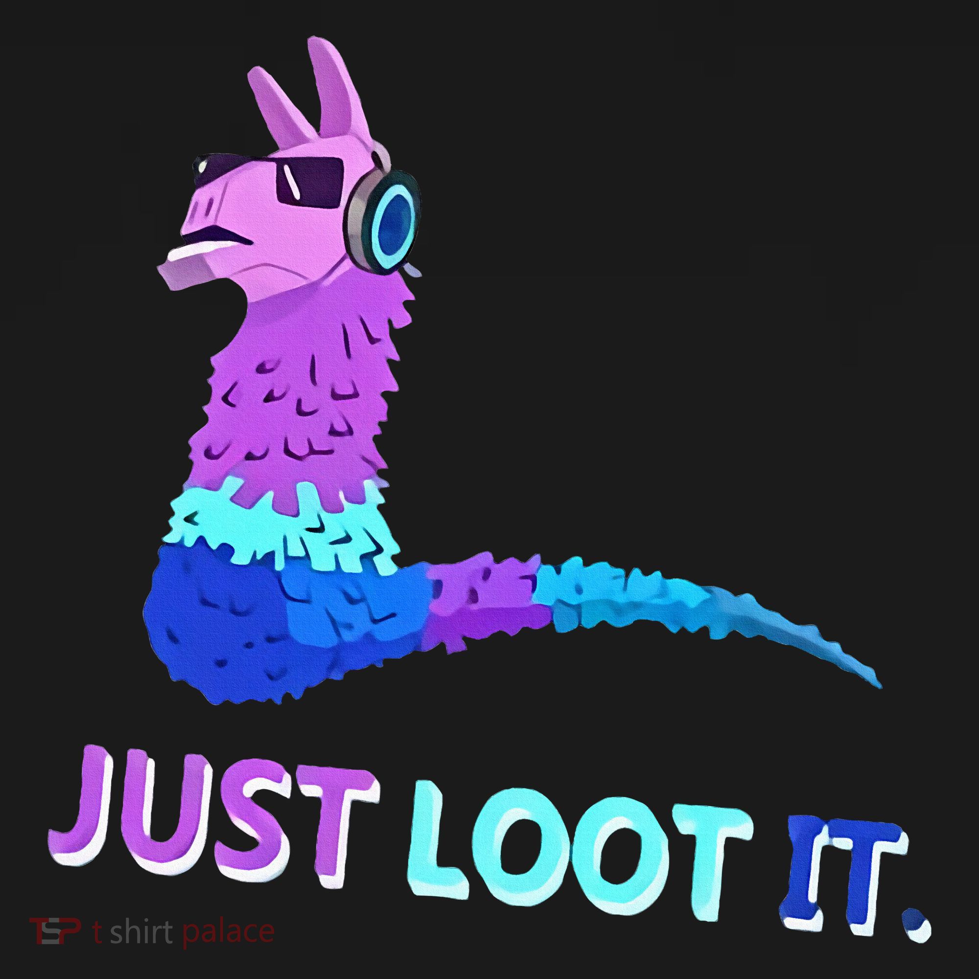 Just Loot It Llama Outfit For Teen Gamers Women's Tank Top